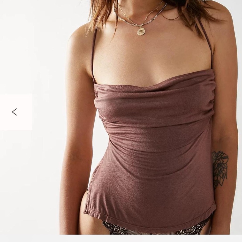 Black Free People backless top